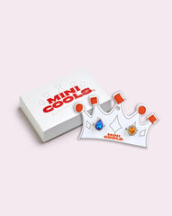 Inele Rainbow, portocaliu si albastru - Minicools