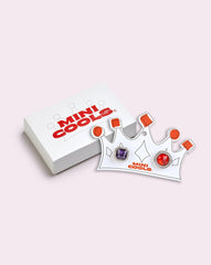 Inele Rainbow, rosu si violet - Minicools - Publisol.ro