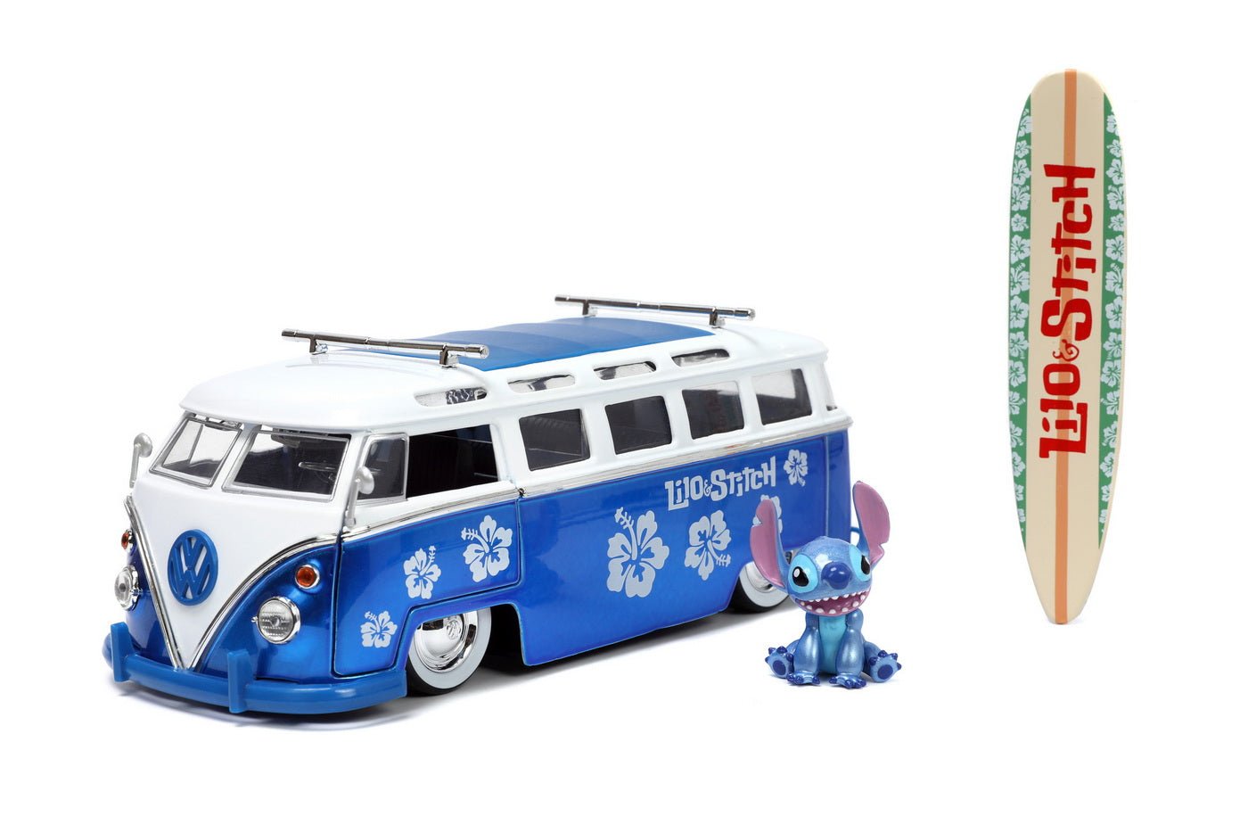 Jada autobuz metalic si figurina stitch scara 1:24, Simba - Publisol.ro