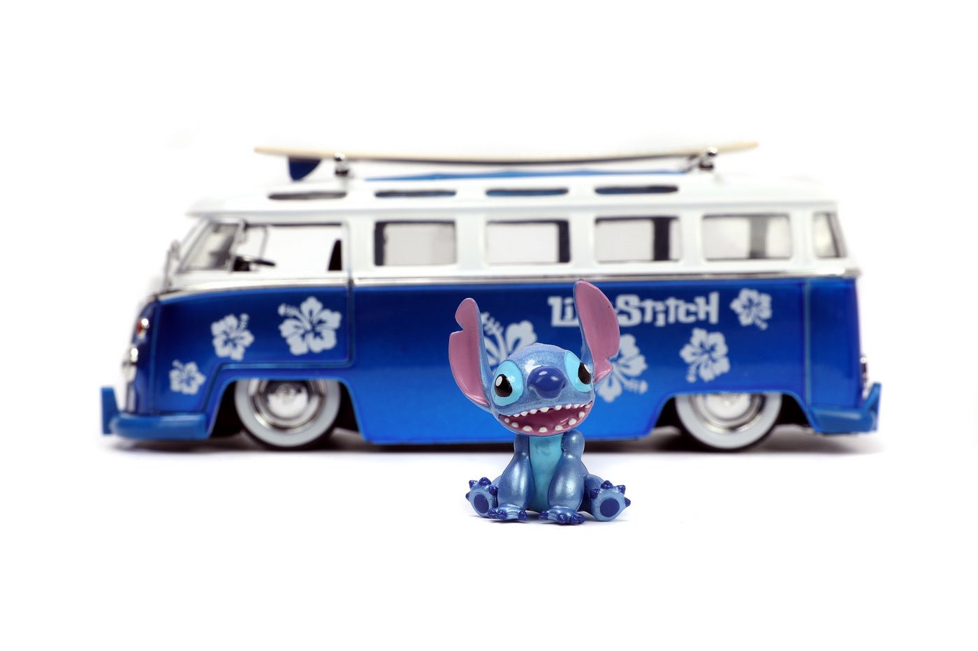 Jada autobuz metalic si figurina stitch scara 1:24, Simba - Publisol.ro