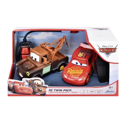 Jada cars set 2 masinute cu telecomanda fulger mcqueen si mater scara 1:32, Simba - Publisol.ro