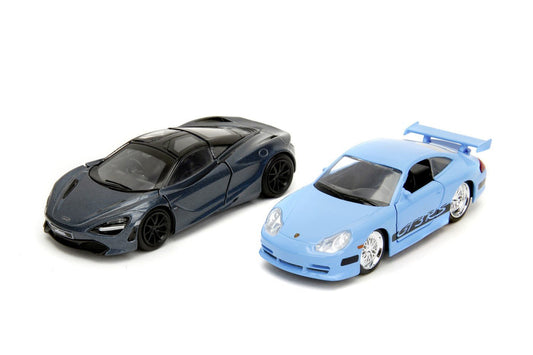 Jada fast and furious legacy set 2 masinute metalice porsche 911 gt3 rs si mclaren 720s scara 1:32, Simba - Publisol.ro