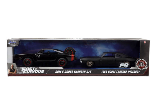 Jada fast and furious set masinute metalice dodge charger rt si dodge charger widebody scara 1:32, Simba - Publisol.ro