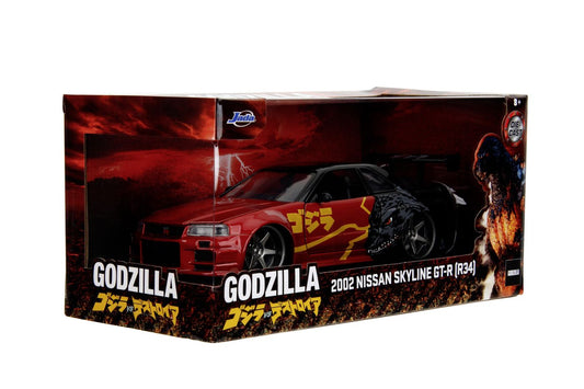 Jada Godzilla masinuta metalica Nissan Skyline gtr scara 1 la 24 - Publisol.ro