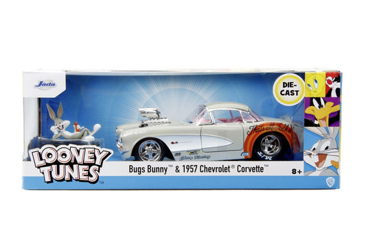 Jada masinuta metalica bugs bunny 1957 chevrolet corvette 1:24, Simba - Publisol.ro
