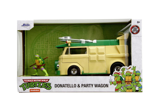 Jada ninja set figurina donatello si vagonul de petrecere 1:24, Simba - Publisol.ro