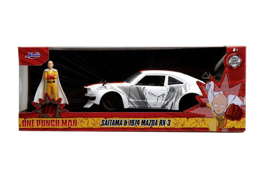 Jada one punch man set masinuta metalica mazda rx 3 si figurina saitama , Simba - Publisol.ro