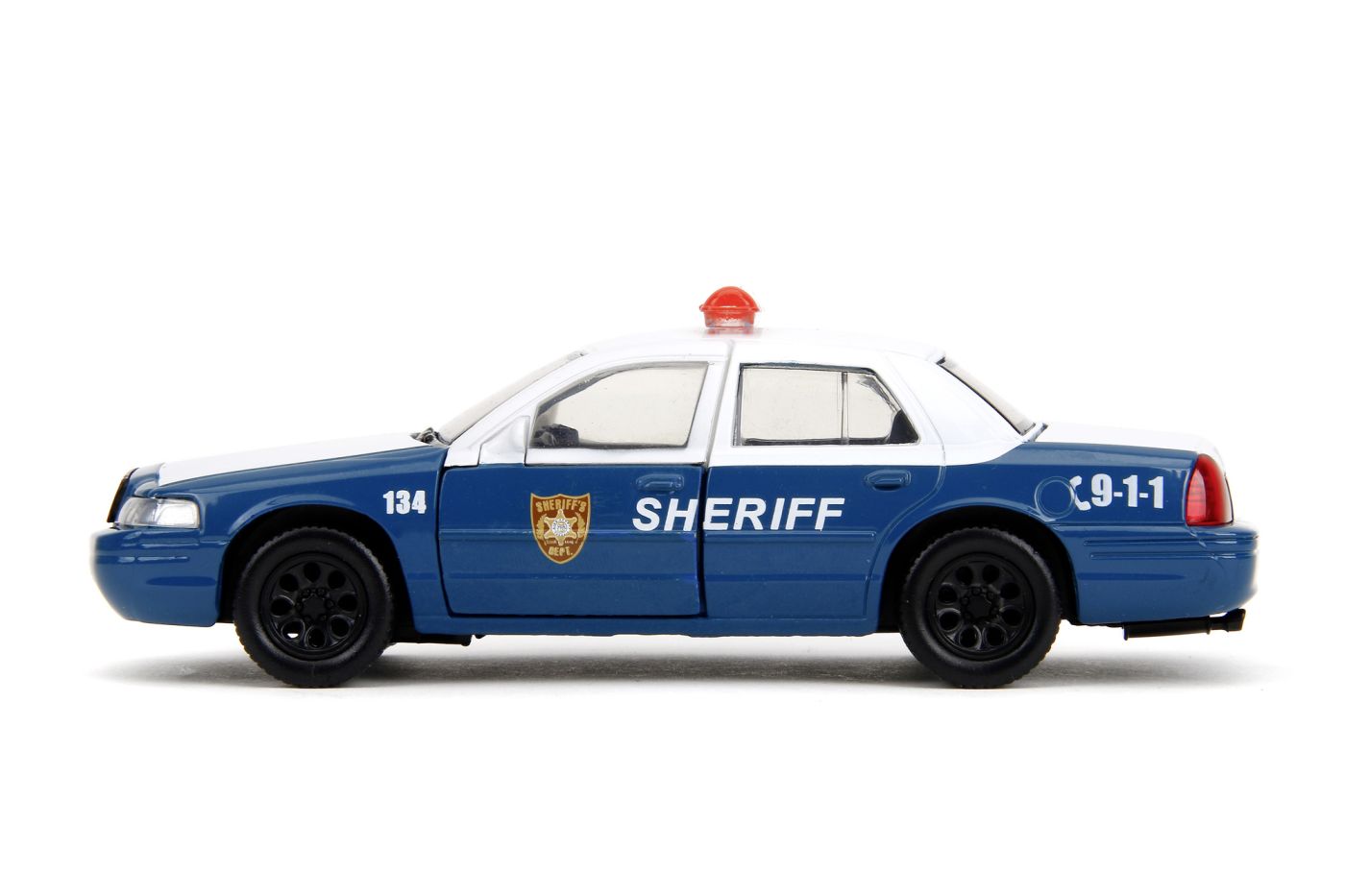 Jada the Walking Dead Rick Crimes masinuta metalica Ford Crown Victoria scara 1:32 - Publisol.ro