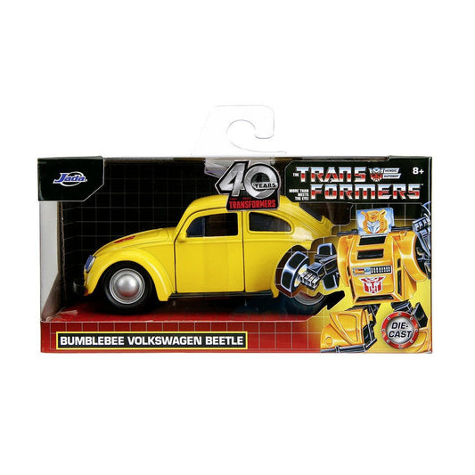 Jada transformers masinuta metalica bumblebee volkswagen beetle scara 1:32, Simba - Publisol.ro