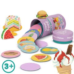 Joc de asociere perechi Boppi, 48 piese, Alimente - boppi - Publisol.ro