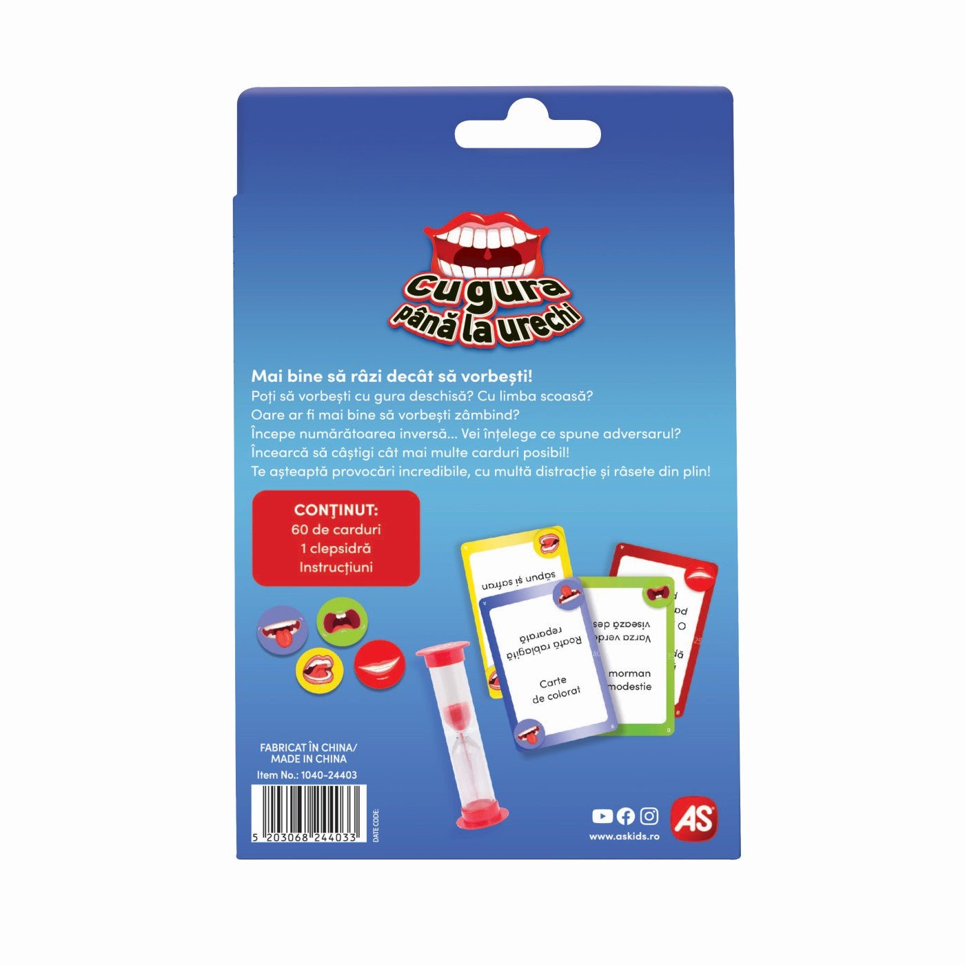 Joc de carti cu gura pana la urechi - Publisol.ro