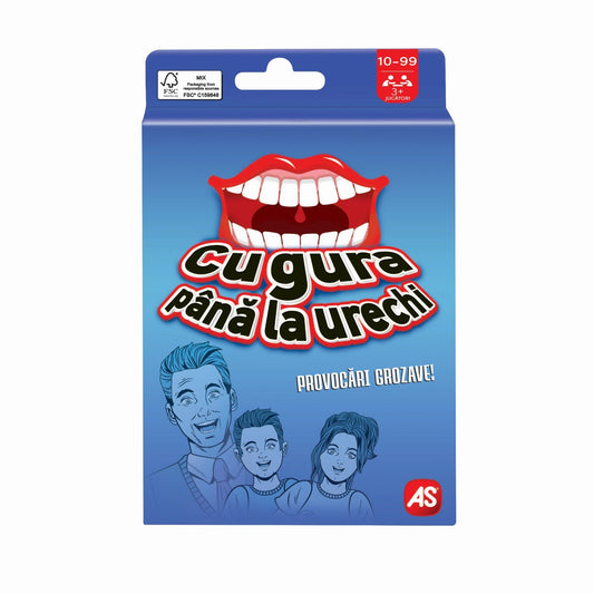 Joc de carti cu gura pana la urechi - Publisol.ro