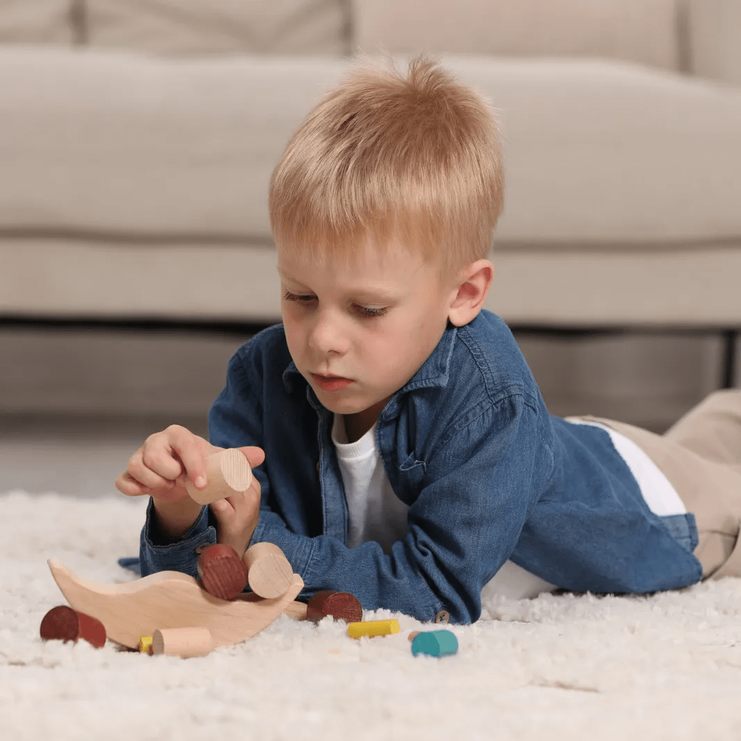 Joc de echilibru din lemn - , zLuna, , 16 piese - Igroteco - Publisol.ro