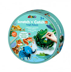 Joc de pescuit 2in1 razuibil - Scratch  N  Catch- Animale Jungla - Avenir