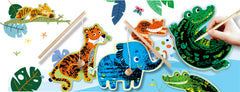 Joc de pescuit 2in1 razuibil - Scratch  N  Catch- Animale Jungla - Avenir