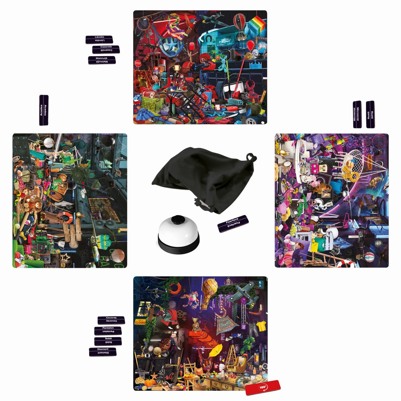 Joc de societate obiecte ascunse underground - Publisol.ro