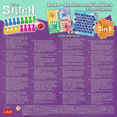Joc Disney Stitch 2 in 1 ludo si serpisori scari - Publisol.ro