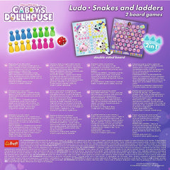 Joc dream works Gabbys house 2 in 1 ludo si serpisori scari - Publisol.ro