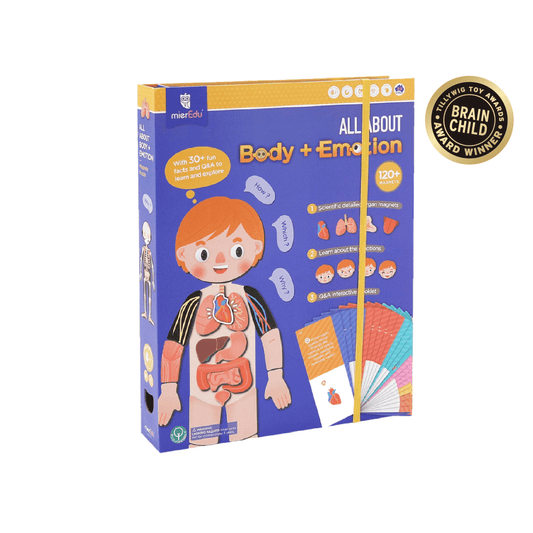 Joc educativ magnetic - Totul despre Corp si Emotii - mierEdu - Publisol.ro