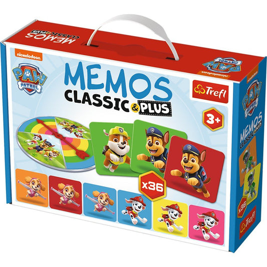 Joc memos classic plus patrula catelusilor, Trefl - Publisol.ro