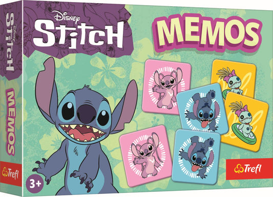 Joc memos disney mini box stitch, Trefl - Publisol.ro