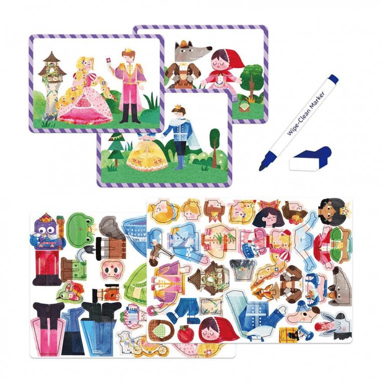 Joc puzzle magnetic de arta si asociere - Povesti - mierEdu - Publisol.ro