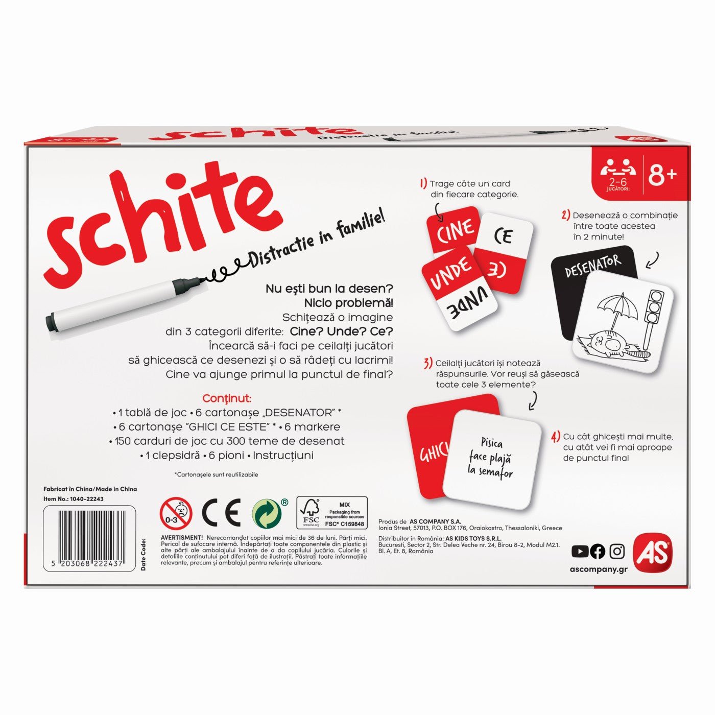 Joc schite distractie in familie, AS - Publisol.ro