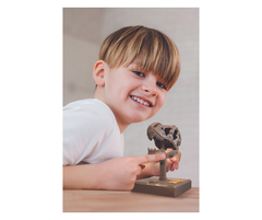 Jucarie Craniu de T-Rex cu sunete KidzLabs - 4M