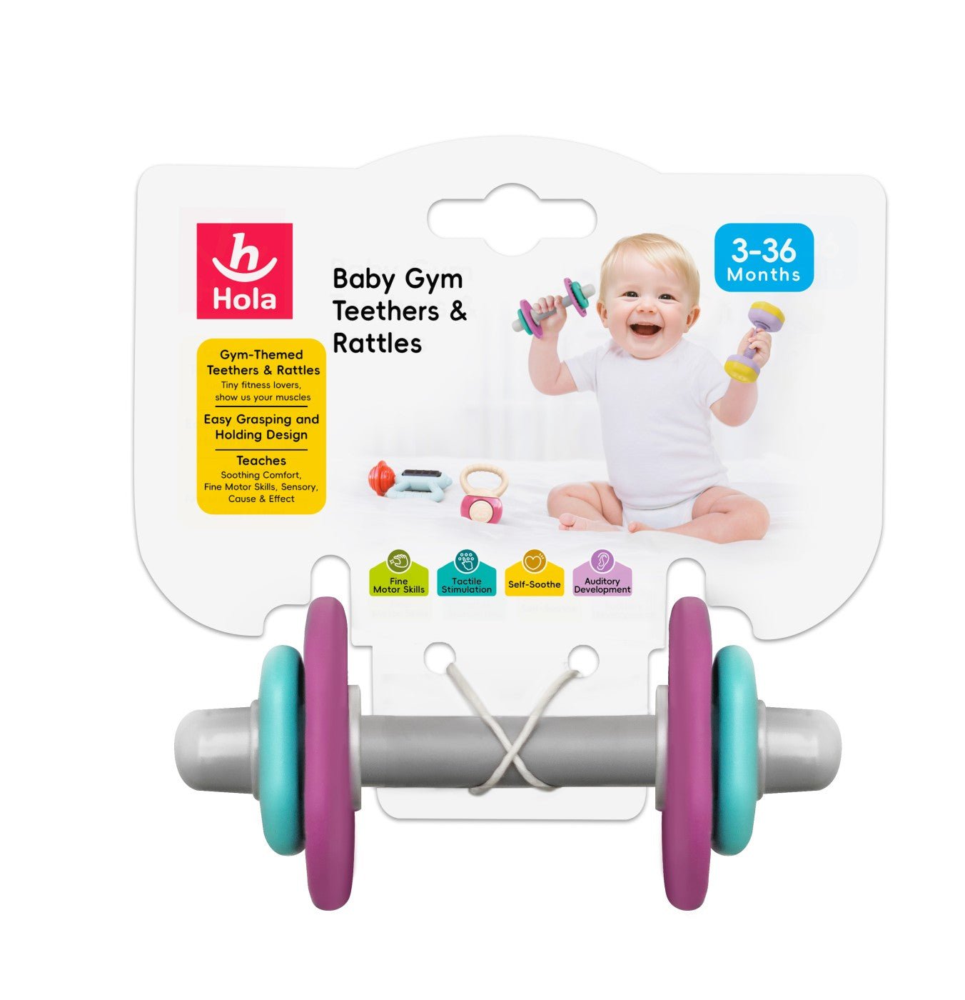 Jucarie dentitie haltera - Publisol.ro