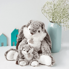 Jucarie moale din plus - Iepurasul Marius, 20 cm, gri - Histoire d'Ours - Publisol.ro