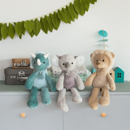 Jucarie moale din plus - Leu, 30 cm, bej - Histoire d'Ours - Publisol.ro