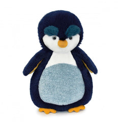 Jucarie moale din plus - Pinguin, 28 cm, albastru - Histoire d'Ours - Publisol.ro