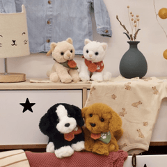 Jucarie moale din plus - Pisica, 16 cm, bej - Histoire d'Ours - Publisol.ro