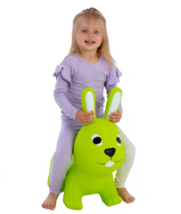 Jucarie saltareata gonflabila JUMPY - Iepuras verde - Gerardo Toys