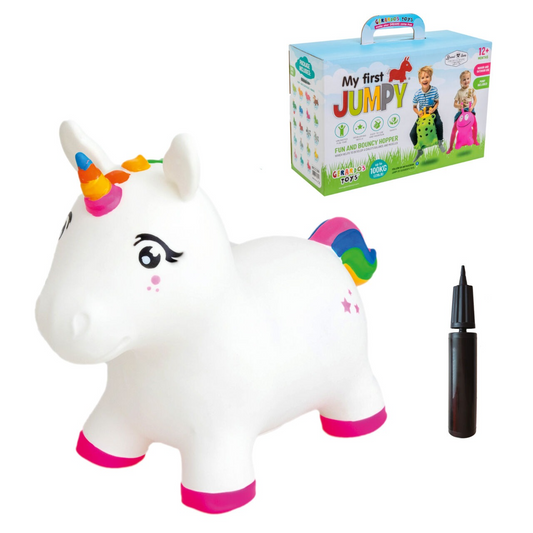 Jucarie saltareata gonflabila JUMPY - Unicorn - Gerardo Toys