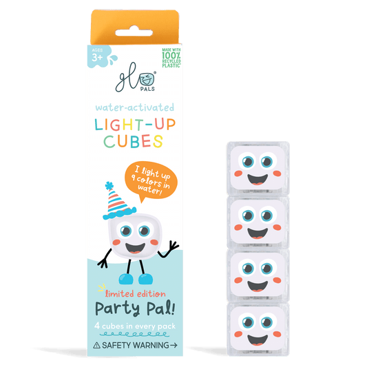 Jucarie senzoriala luminoasa Party - Glo Cube, multicolor - Glo Pals - Publisol.ro