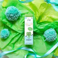 Jucarie senzoriala luminoasa Pippa - Glo Cube, verde - Glo Pals