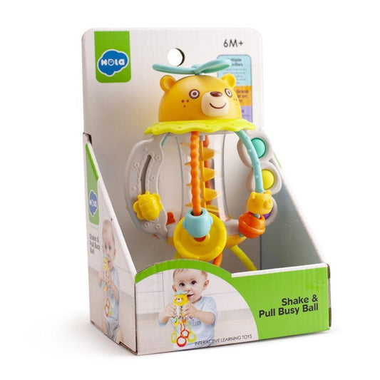 Jucarie senzoriala pentru bebe scutura si trage, Jucarii Bebe - Publisol.ro