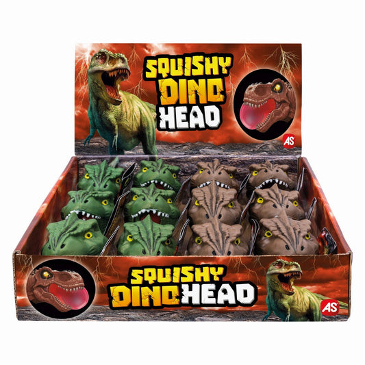 Jucarie squishy head dino, AS - Publisol.ro