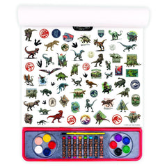 Jurassic world set pentru desen giga block 4 in 1, AS - Publisol.ro