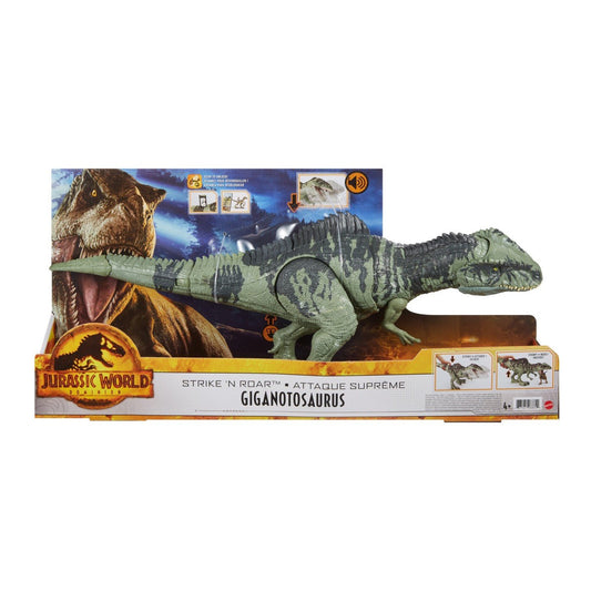 Jurassic world strike n roar dinozaur giganotosaurus, Mattel - Publisol.ro