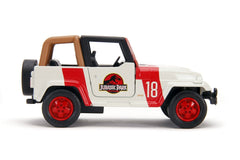 Jurassik park dino masinuta metalica jeep wrangler scara 1:32, Simba - Publisol.ro
