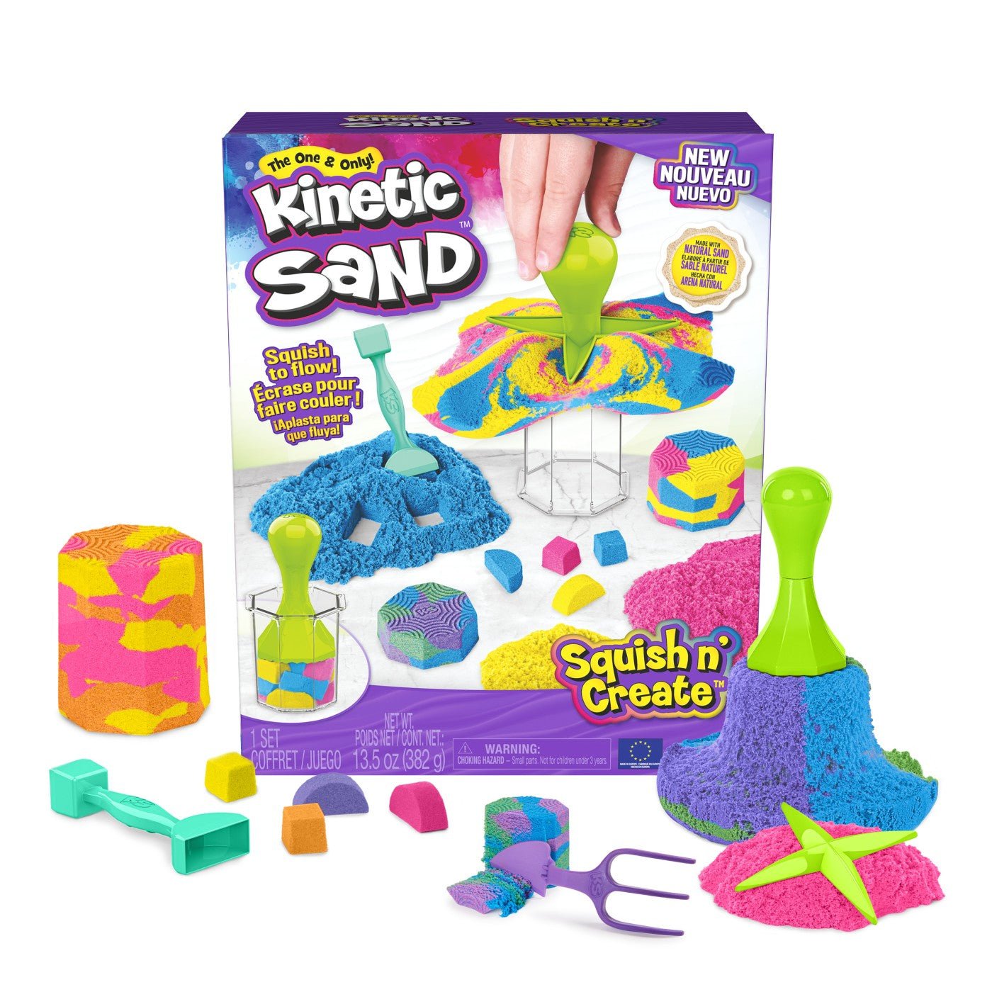 Kinetic Sand set de creatie squish - Publisol.ro