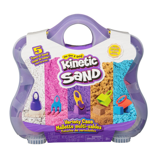 Kinetic Sand set geanta pentru plaja variety case - Publisol.ro