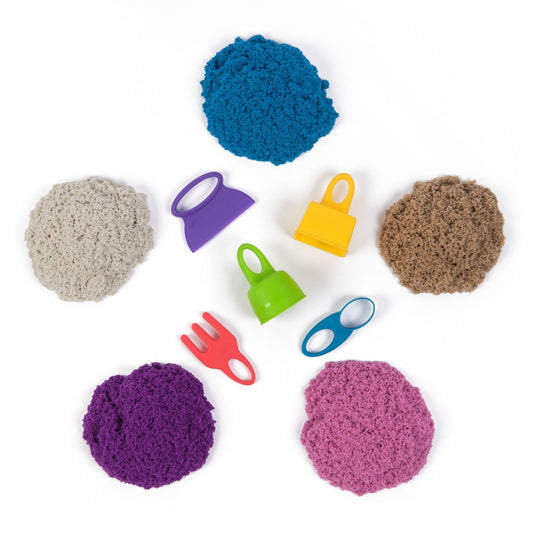 Kinetic Sand set geanta pentru plaja variety case - Publisol.ro
