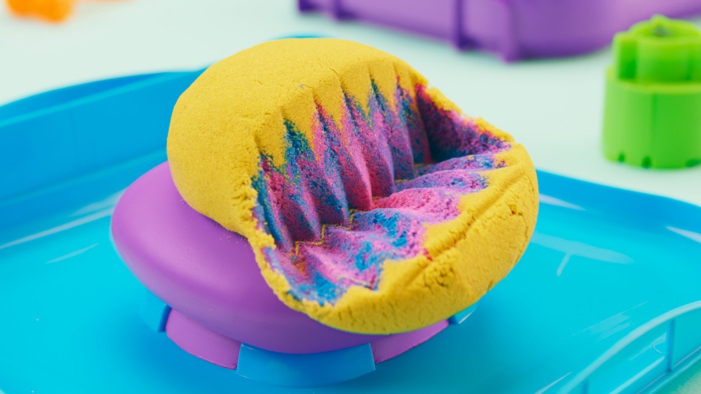 Kinetic sand set nisip squish motion, Spin Master - Publisol.ro