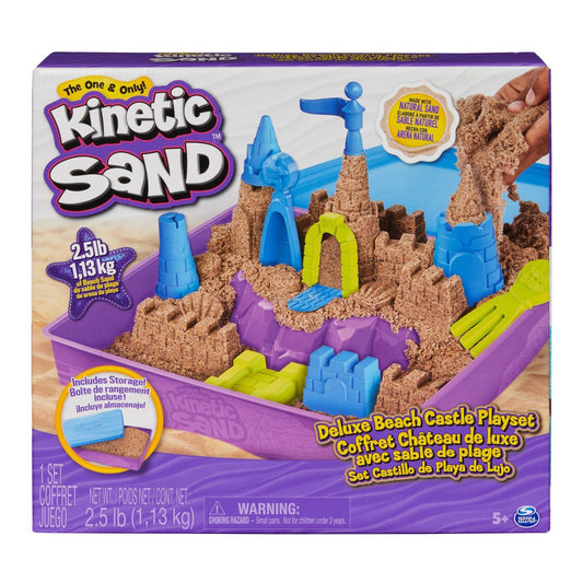 Kinetic sand set regatul nisipului de plaja , Spin Master - Publisol.ro