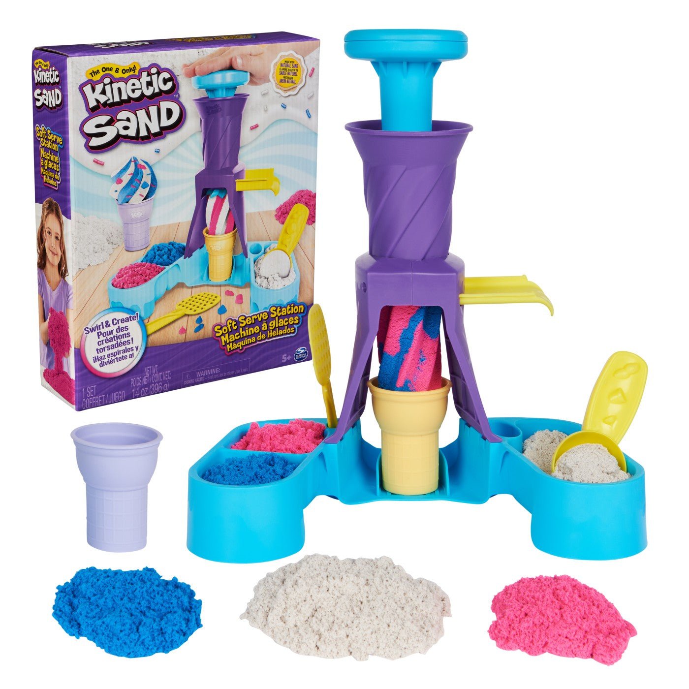 Kinetic sand statia de servire , Spin Master - Publisol.ro