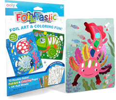 Kit Arta cu folie Foil - tastic - Awesome Animals - Ooly - Publisol.ro