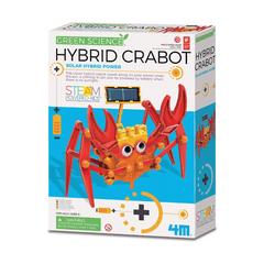 Kit constructie Crab robot hibrid, Stiinta Verde - Green Science - 4M - Publisol.ro